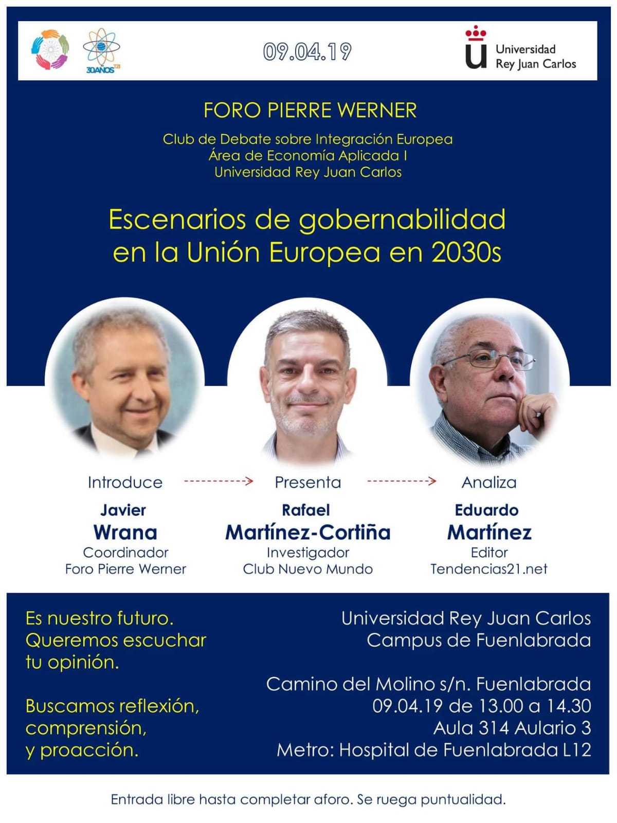 Nuevo debate sobre gobernabilidad europea en 2030 Nuevo debate sobre gobernabilidad europea en 2030