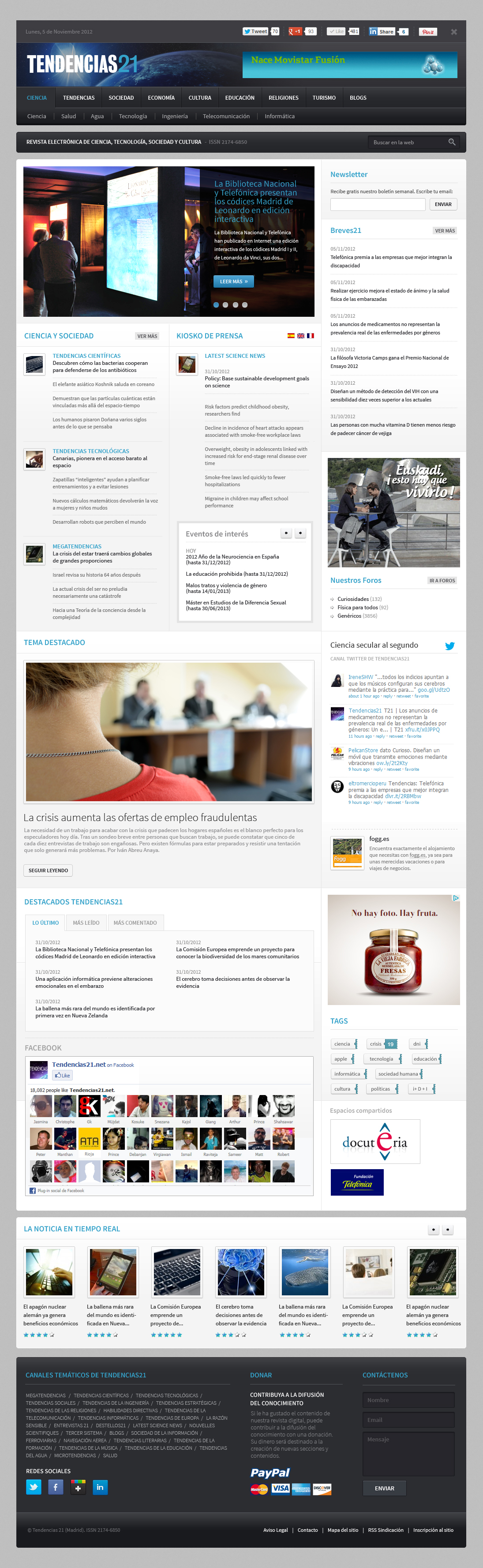 Tendencias21, impulsora del Club Nuevo Mundo Tendencias21, impulsora del Club Nuevo Mundo